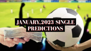 January,2023 Single Predictions